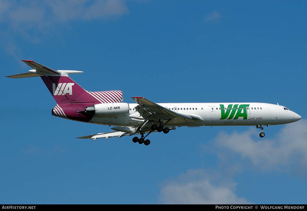 Aircraft Photo of LZ-MIR | Tupolev Tu-154M | VIA - Air VIA Bulgarian Airways | AirHistory.net #520234