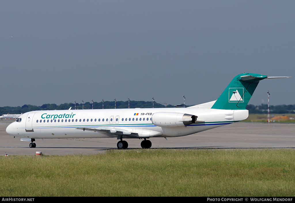 Aircraft Photo of YR-FKB | Fokker 100 (F28-0100) | Carpatair | AirHistory.net #520235