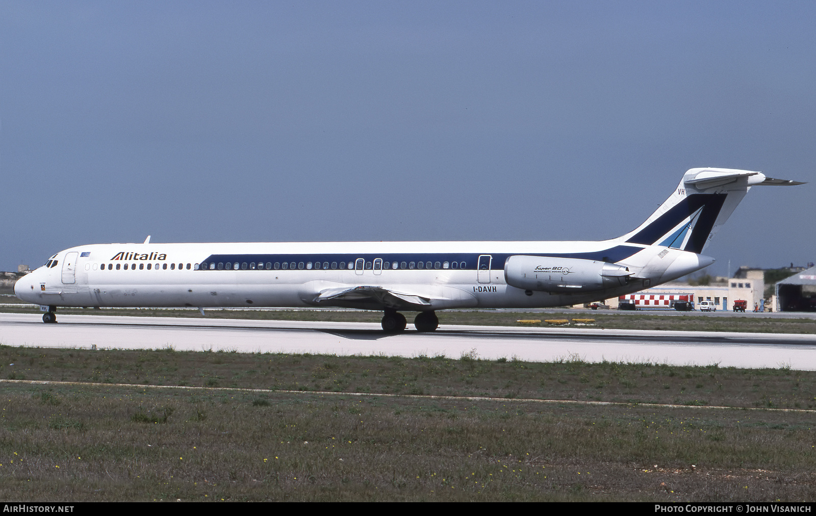 Aircraft Photo of I-DAVH | McDonnell Douglas MD-82 (DC-9-82) | Alitalia | AirHistory.net #520236
