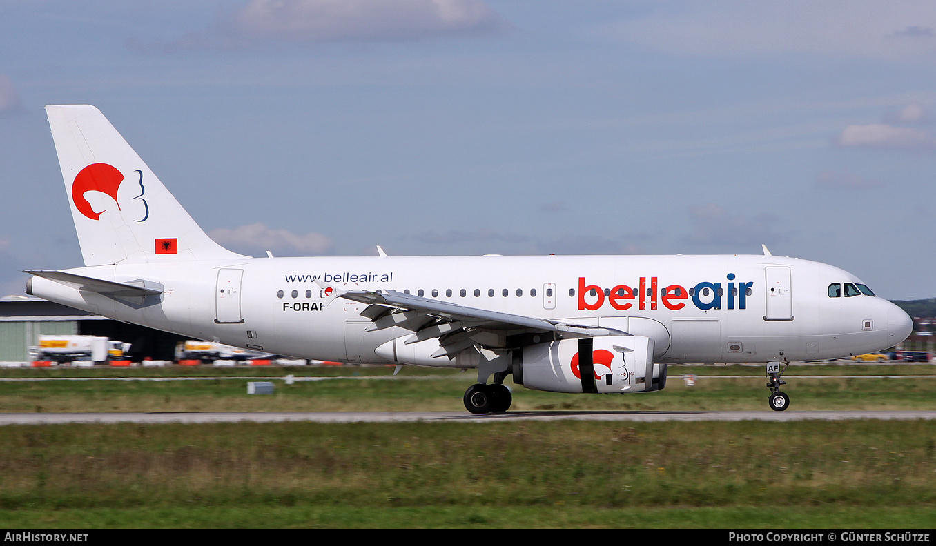 Aircraft Photo of F-ORAF | Airbus A319-132 | Belle Air | AirHistory.net #520268