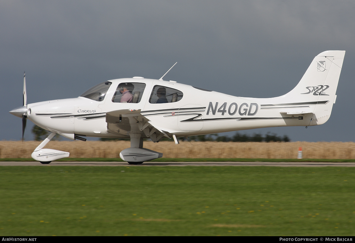 Aircraft Photo of N40GD | Cirrus SR-22 G1 | AirHistory.net #520275