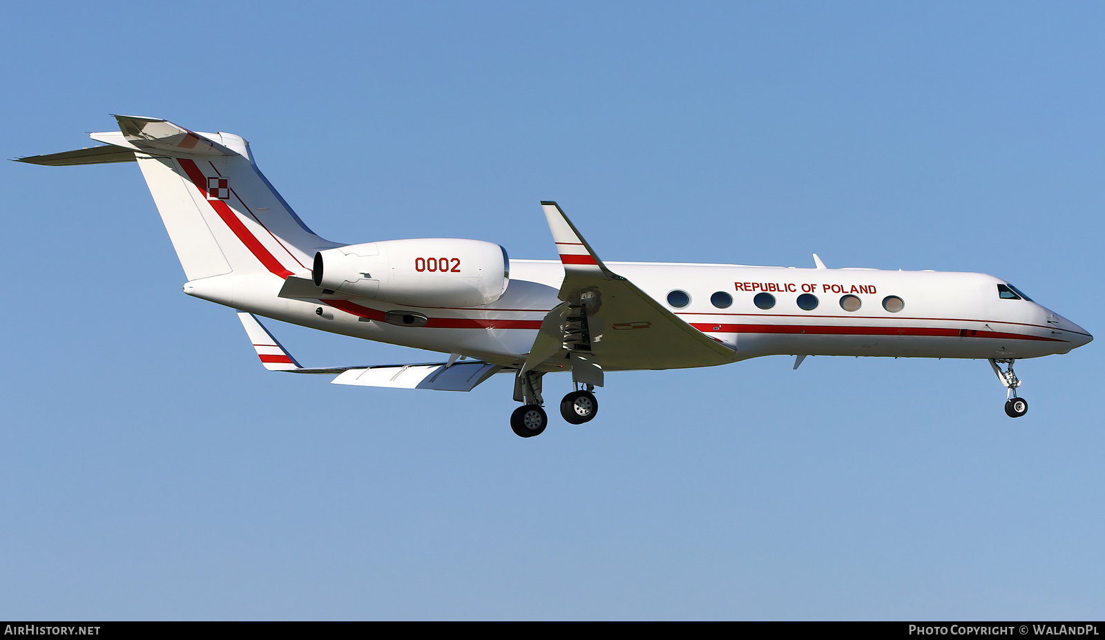 Aircraft Photo of 0002 | Gulfstream Aerospace G-V-SP Gulfstream G550 | Poland - Air Force | AirHistory.net #520290