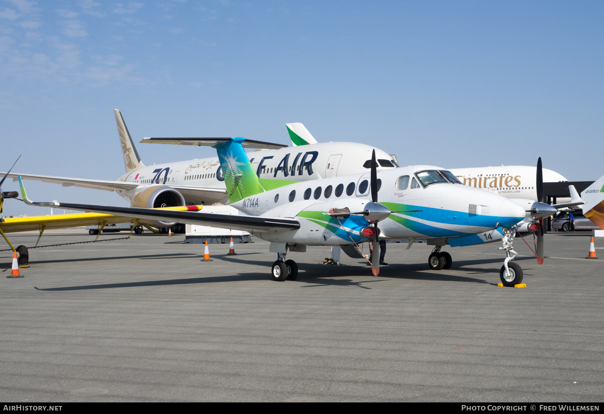 Aircraft Photo of N714A | Hawker Beechcraft 350C King Air (B300C) | Saudi Aramco | AirHistory.net #520324