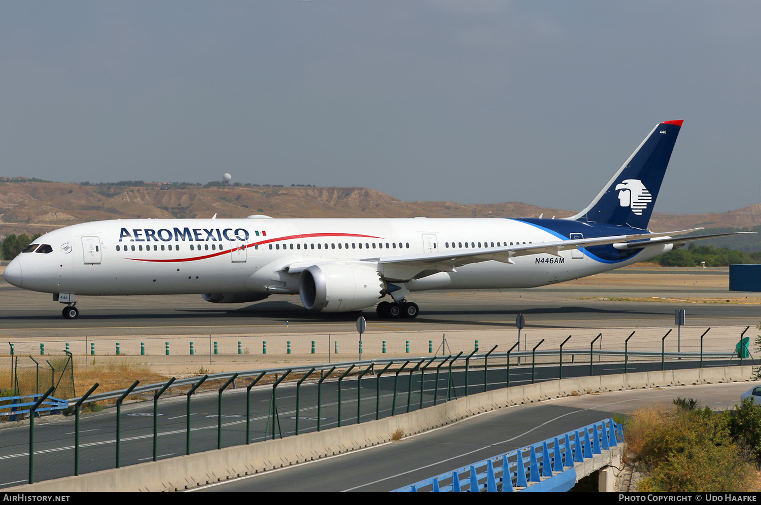 Aircraft Photo of N446AM | Boeing 787-9 Dreamliner | AeroMéxico | AirHistory.net #520332