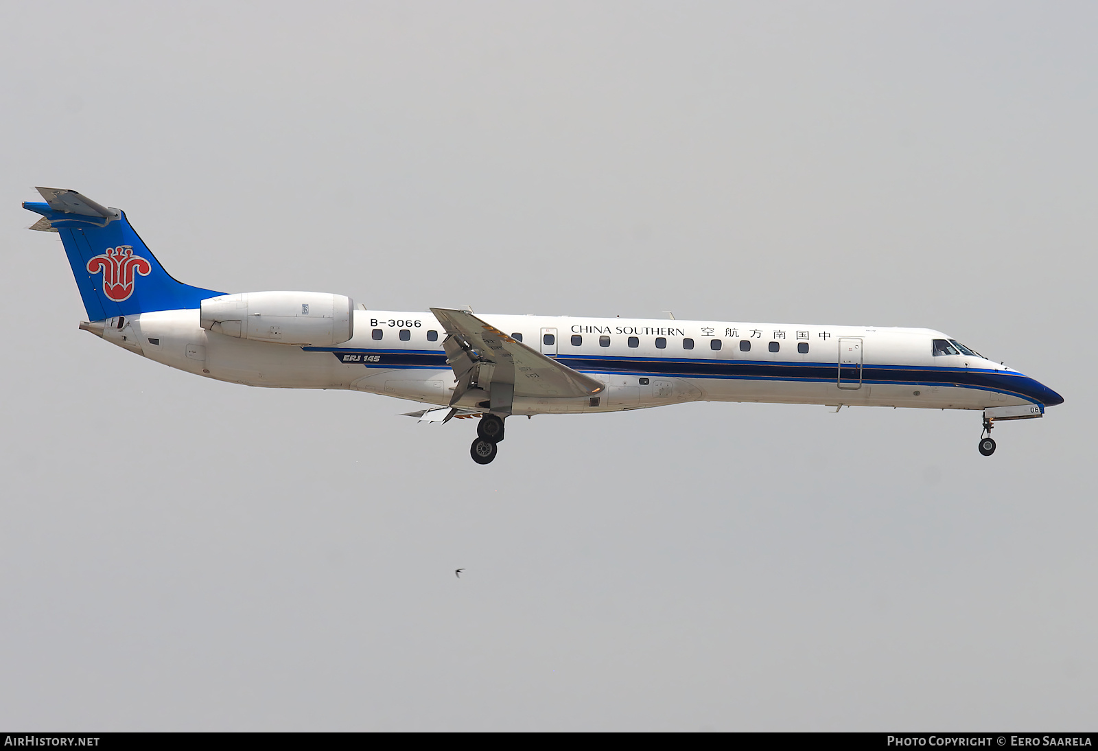 Aircraft Photo of B-3066 | Embraer ERJ-145LI (EMB-145LI) | China Southern Airlines | AirHistory.net #520363