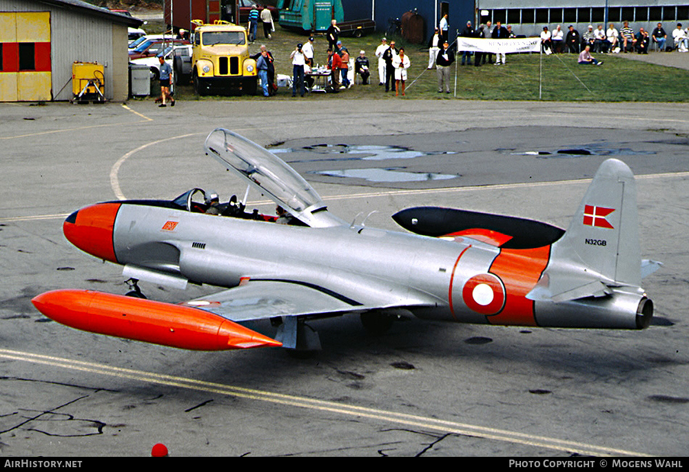 Aircraft Photo of OY-RUT | Lockheed T-33A | Denmark - Air Force | AirHistory.net #520397
