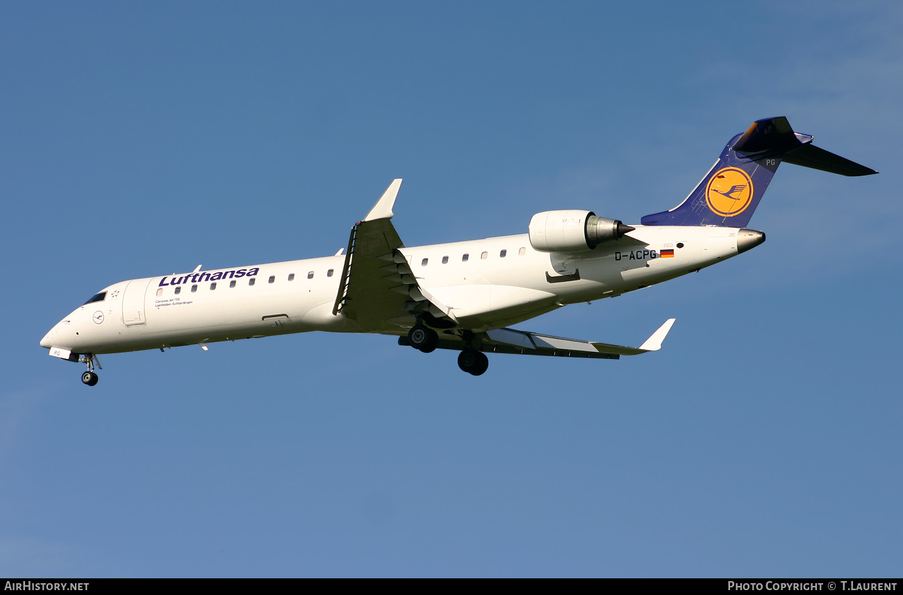 Aircraft Photo of D-ACPG | Bombardier CRJ-701ER (CL-600-2C10) | Lufthansa | AirHistory.net #520409