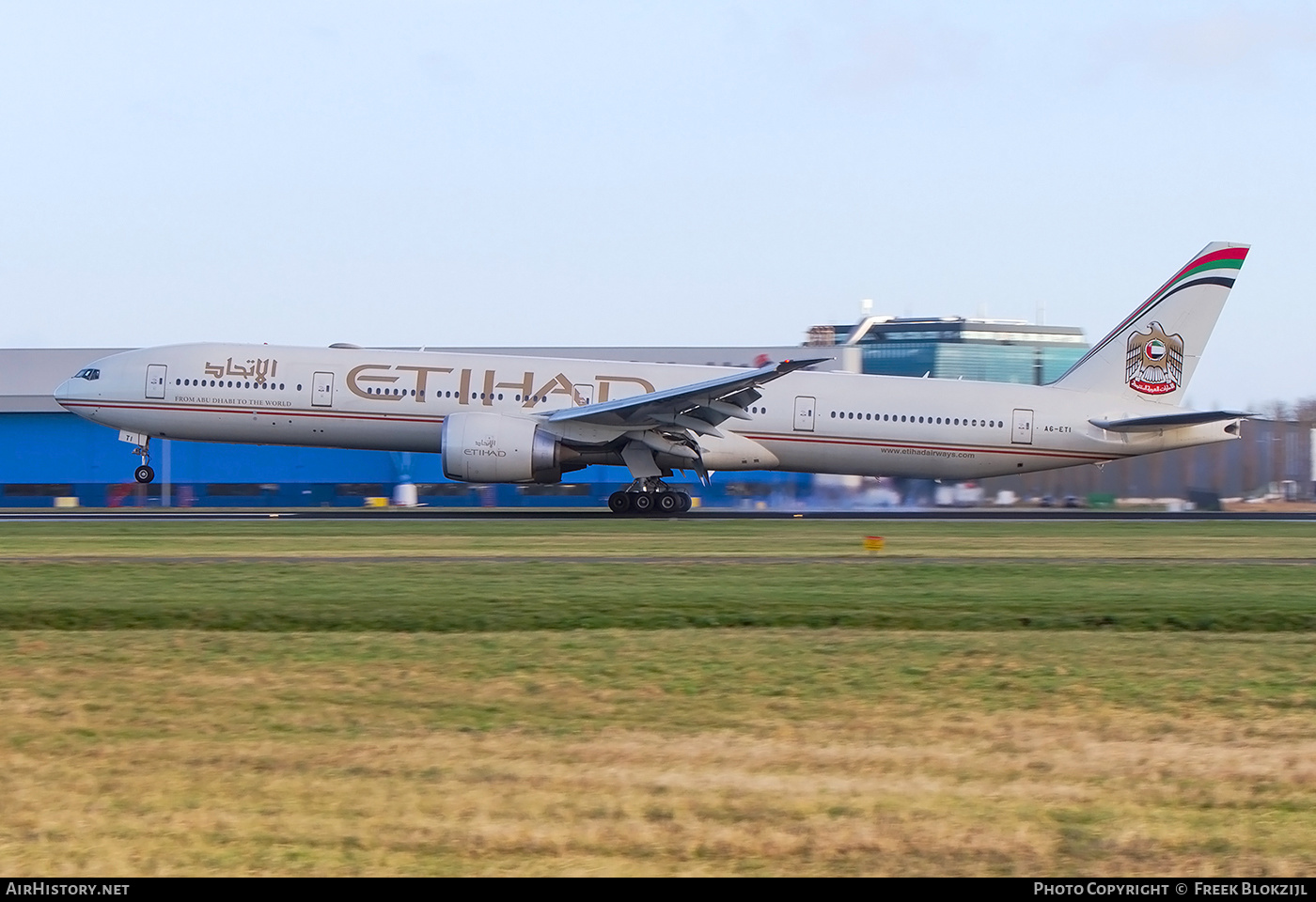 Aircraft Photo of A6-ETI | Boeing 777-3FX/ER | Etihad Airways | AirHistory.net #520449