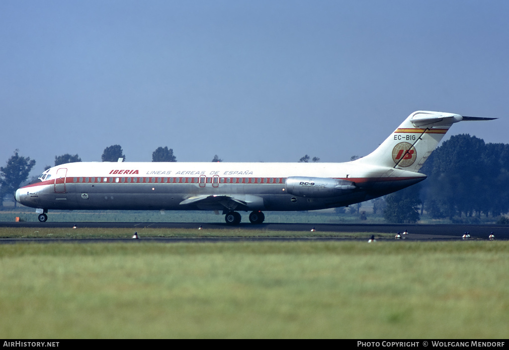 Aircraft Photo of EC-BIG | McDonnell Douglas DC-9-32 | Iberia | AirHistory.net #520453