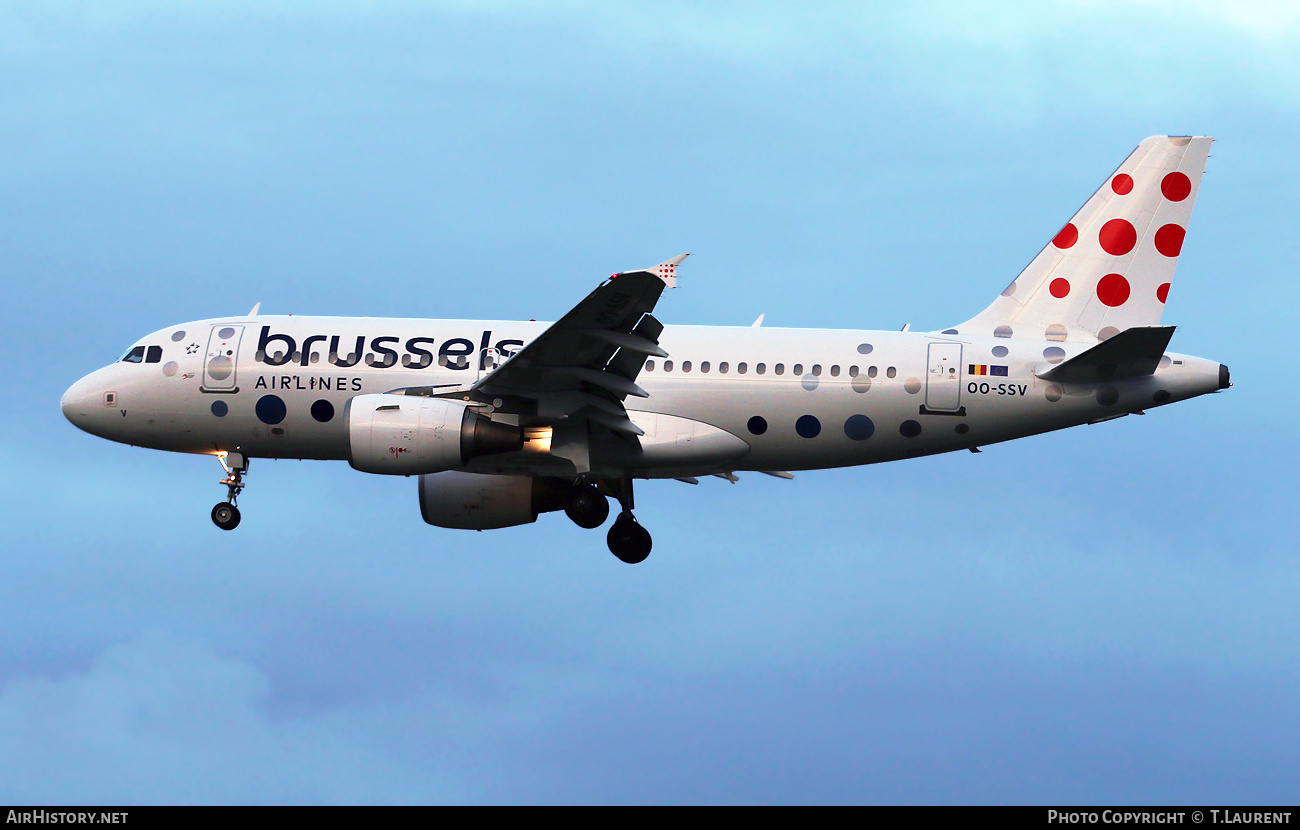 Aircraft Photo of OO-SSV | Airbus A319-111 | Brussels Airlines | AirHistory.net #520463