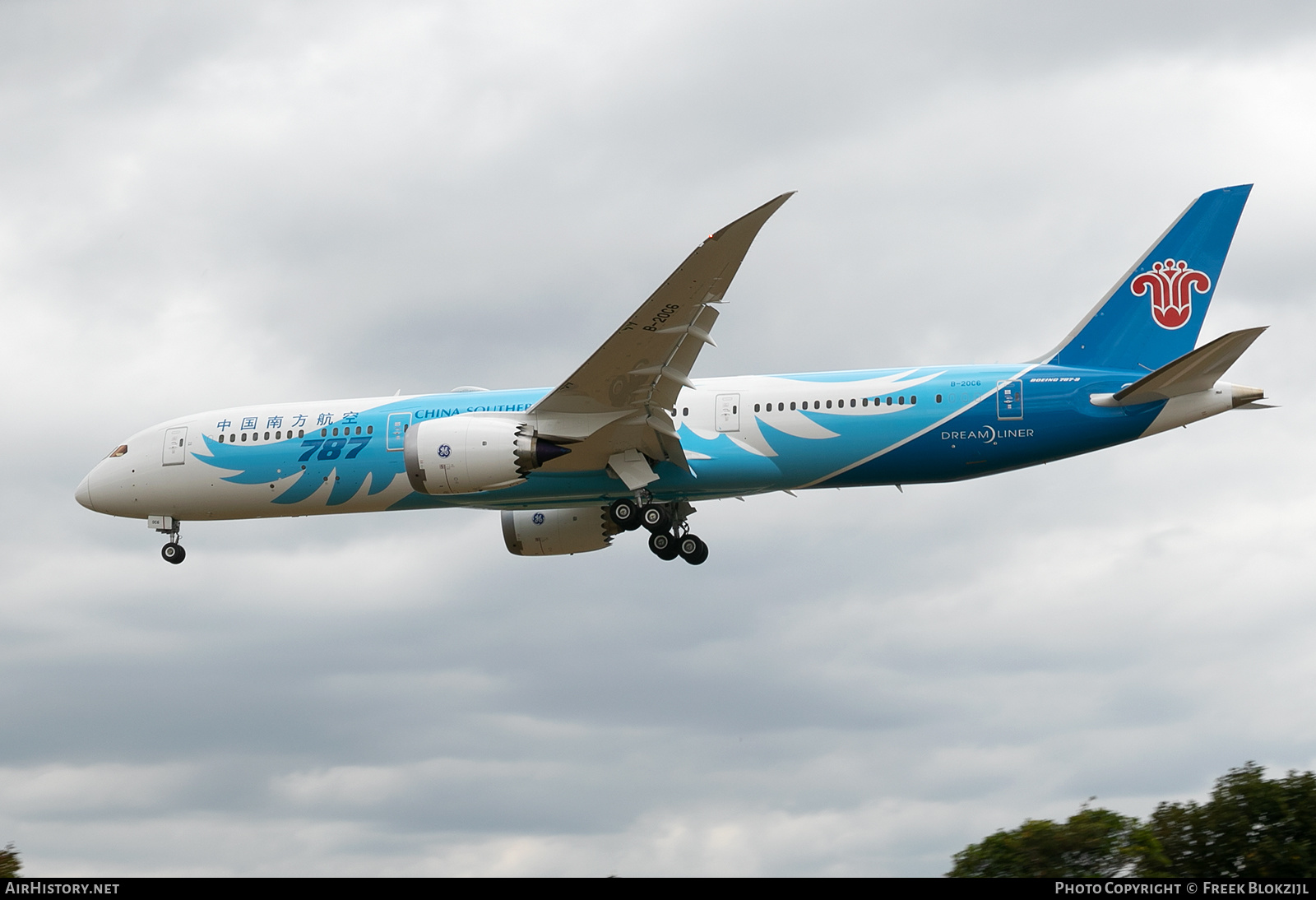 Aircraft Photo of B-20C6 | Boeing 787-9 Dreamliner | China Southern Airlines | AirHistory.net #520464