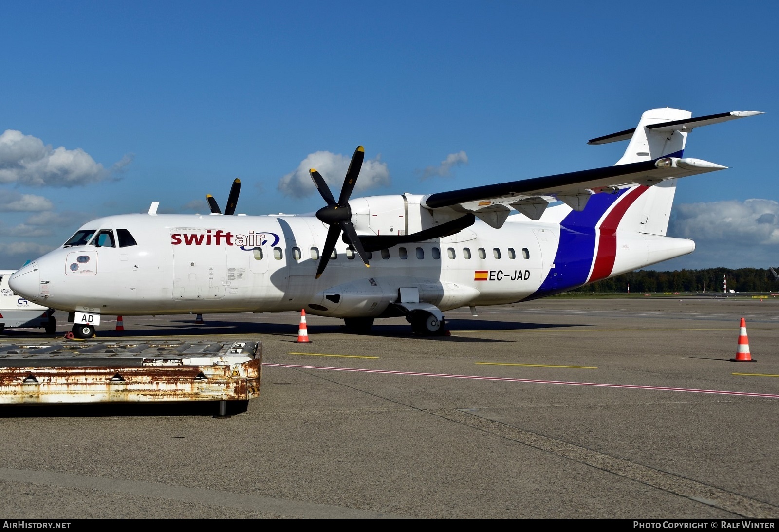 Aircraft Photo of EC-JAD | ATR ATR-42-300 | Swiftair | AirHistory.net #520469