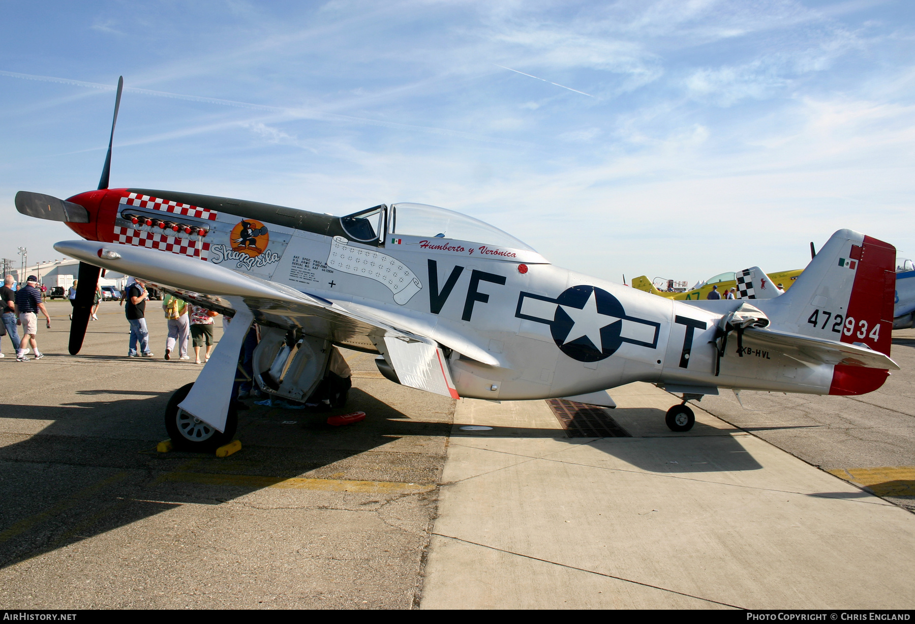 Aircraft Photo of XB-HVL / 472934 | North American P-51D Mustang | USA - Air Force | AirHistory.net #520475