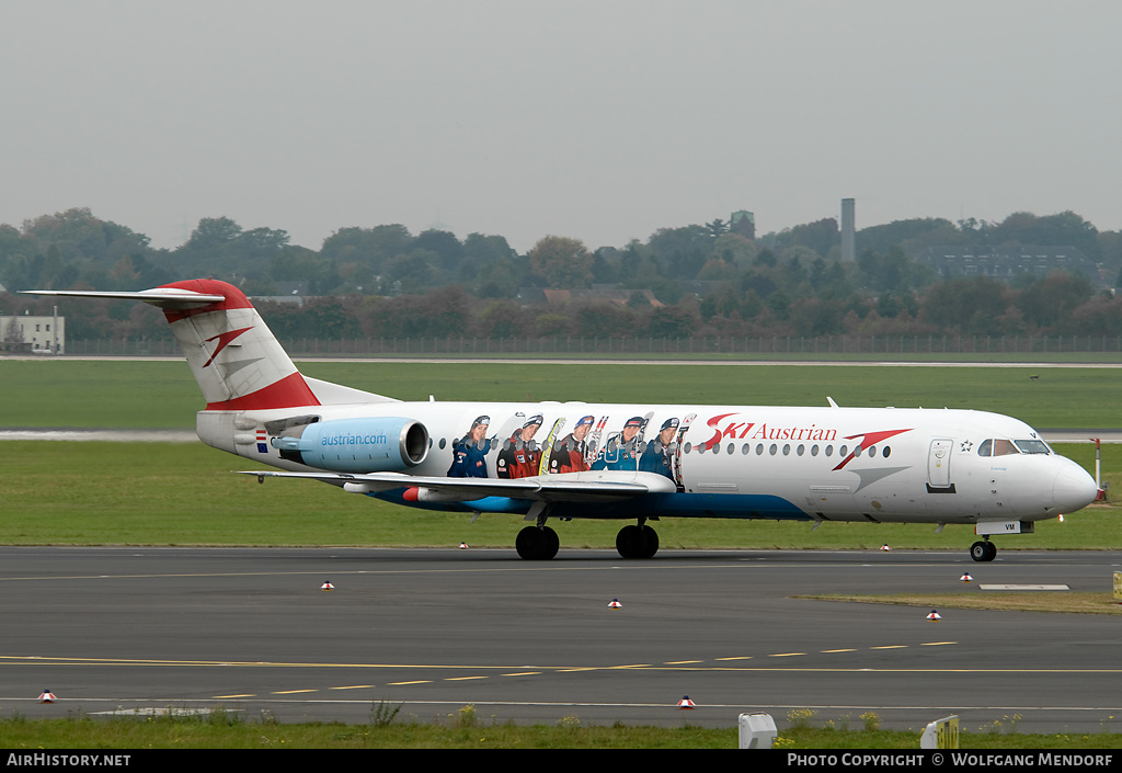 Aircraft Photo of OE-LVM | Fokker 100 (F28-0100) | Austrian Airlines | AirHistory.net #520480