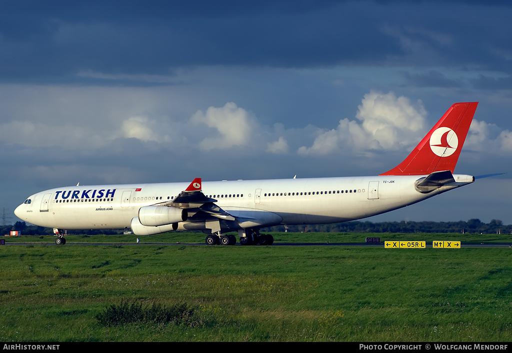 Aircraft Photo of TC-JDK | Airbus A340-311 | Turkish Airlines | AirHistory.net #520489