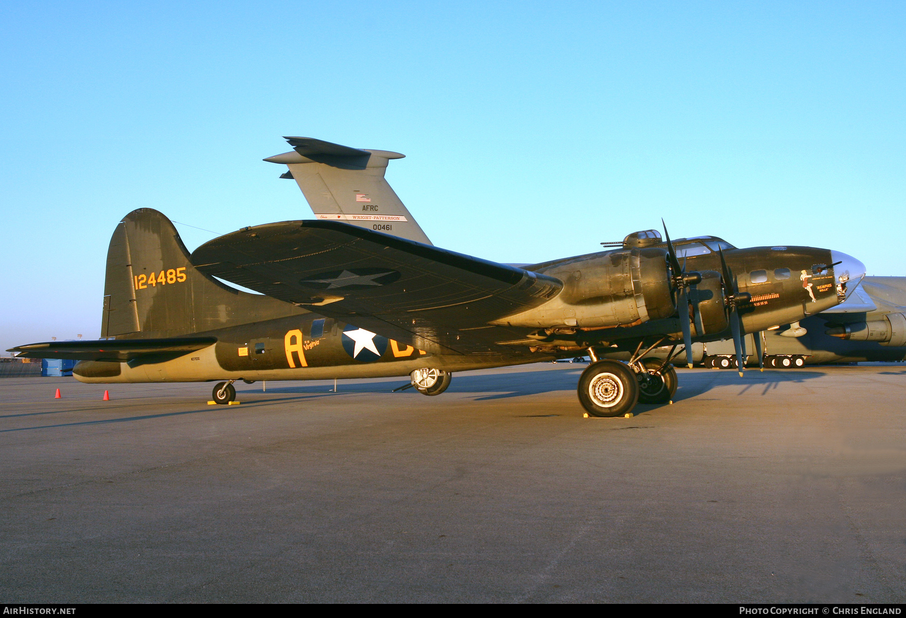 Aircraft Photo of N3703G / 124485 | Boeing B-17F Flying Fortress | USA - Air Force | AirHistory.net #520525