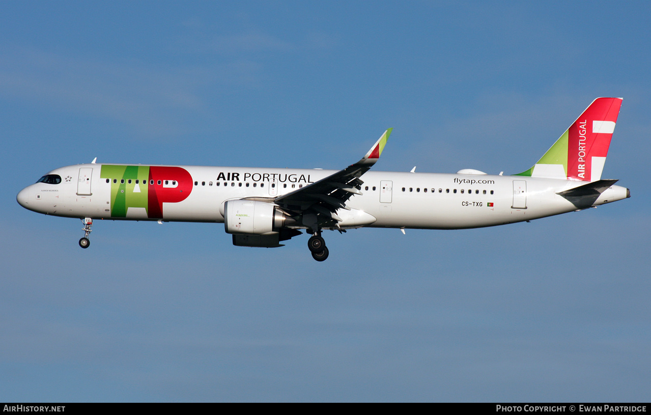 Aircraft Photo of CS-TXG | Airbus A321-251NXLR | TAP Air Portugal | AirHistory.net #520529