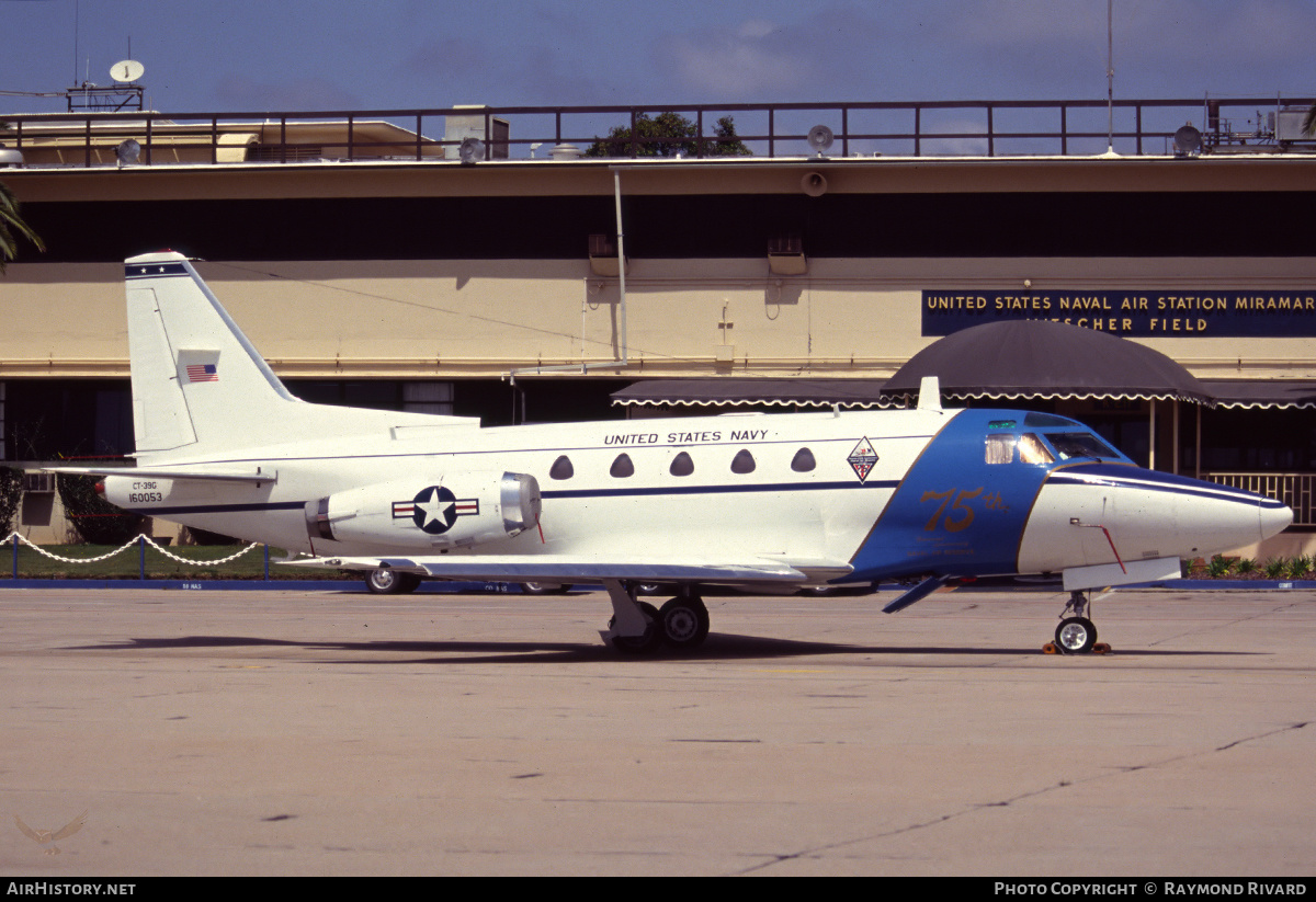 Aircraft Photo of 160053 | North American Rockwell CT-39G | USA - Navy | AirHistory.net #520546