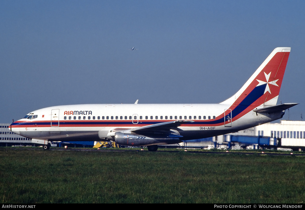 Aircraft Photo of 9H-ABF | Boeing 737-2Y5/Adv | Air Malta | AirHistory.net #520562