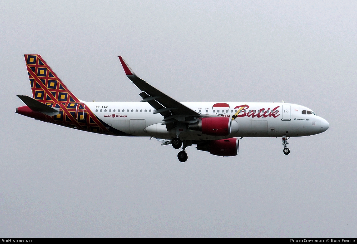 Aircraft Photo of PK-LUF | Airbus A320-214 | Batik Air | AirHistory.net #520594