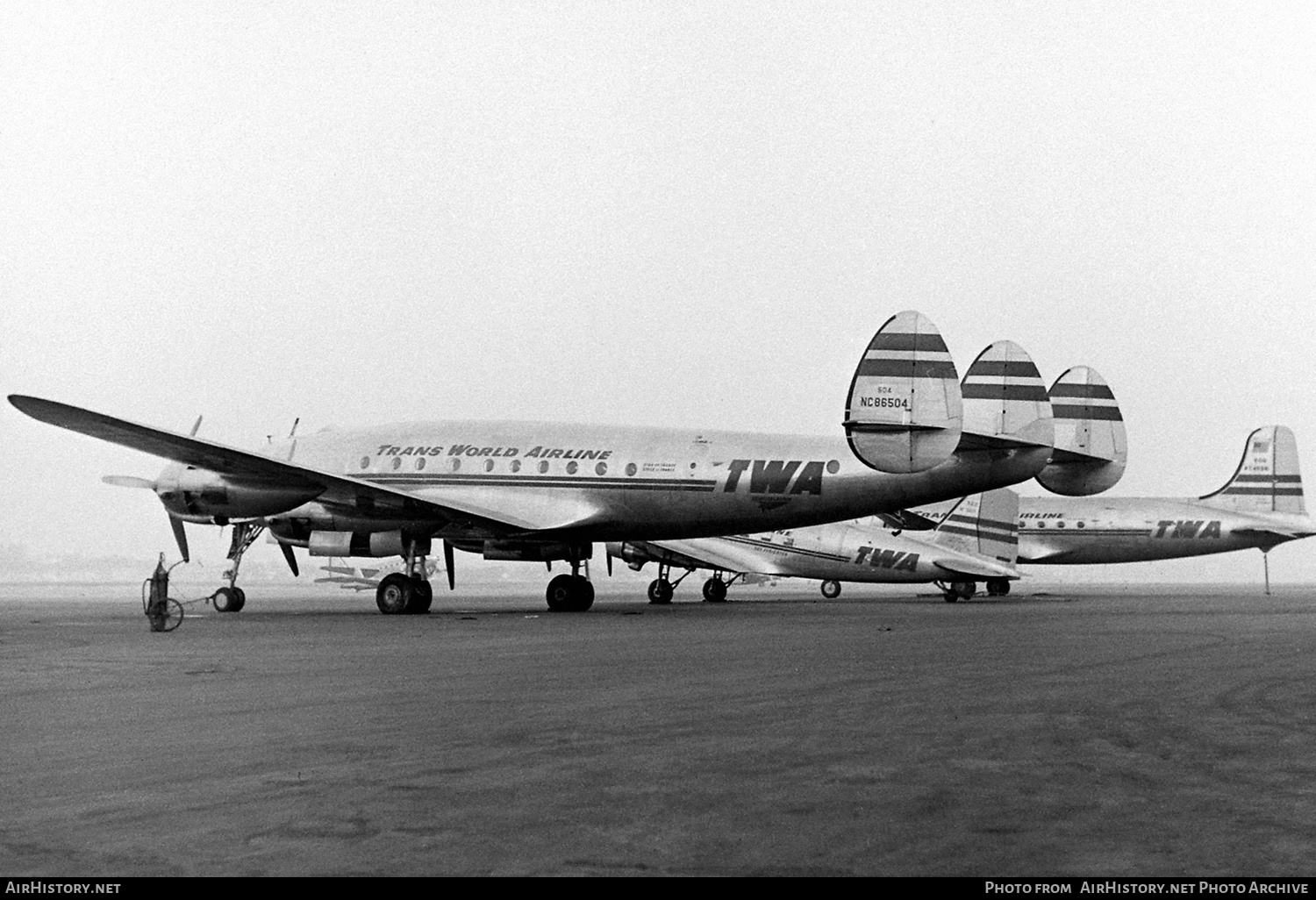 Aircraft Photo of NC86504 | Lockheed L-049 Constellation | Trans World Airline - TWA | AirHistory.net #520597
