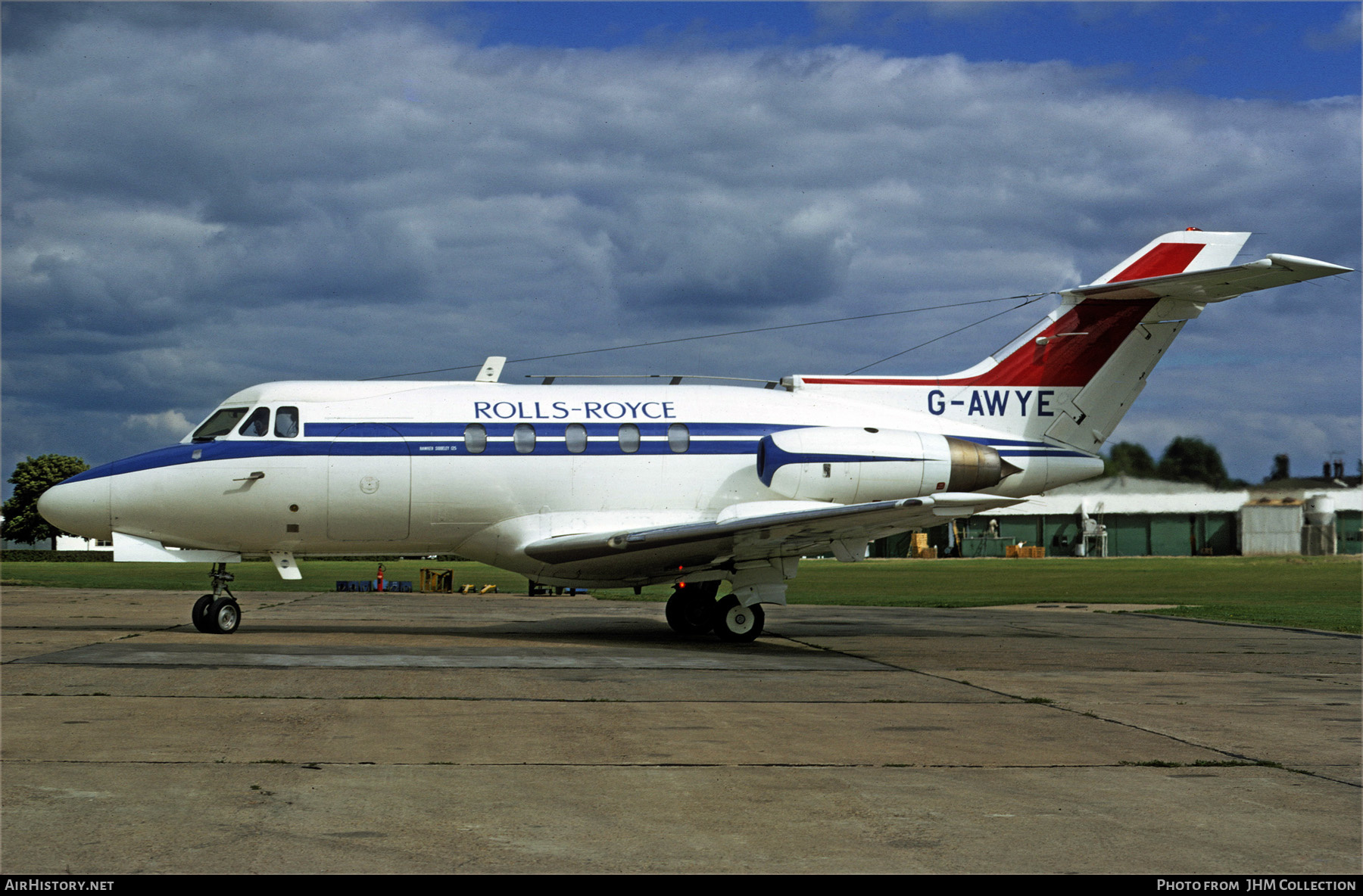 Aircraft Photo of G-AWYE | Hawker Siddeley HS-125-1B/522 | Rolls-Royce | AirHistory.net #520611