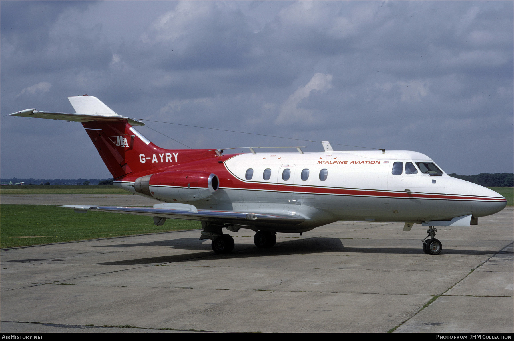 Aircraft Photo of G-AYRY | De Havilland D.H. 125-1B | McAlpine Aviation | AirHistory.net #520612