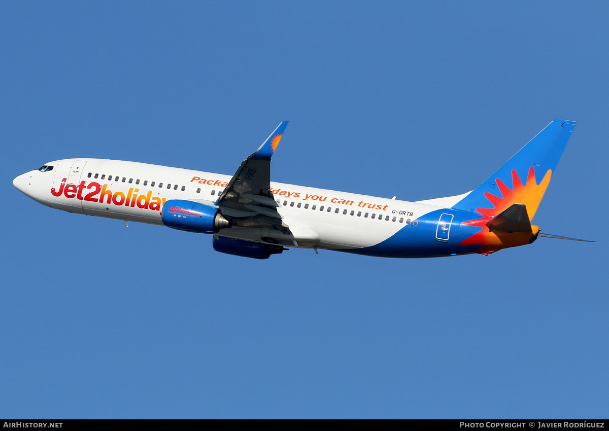 Aircraft Photo of G-DRTB | Boeing 737-86N | Jet2 Holidays | AirHistory.net #520624