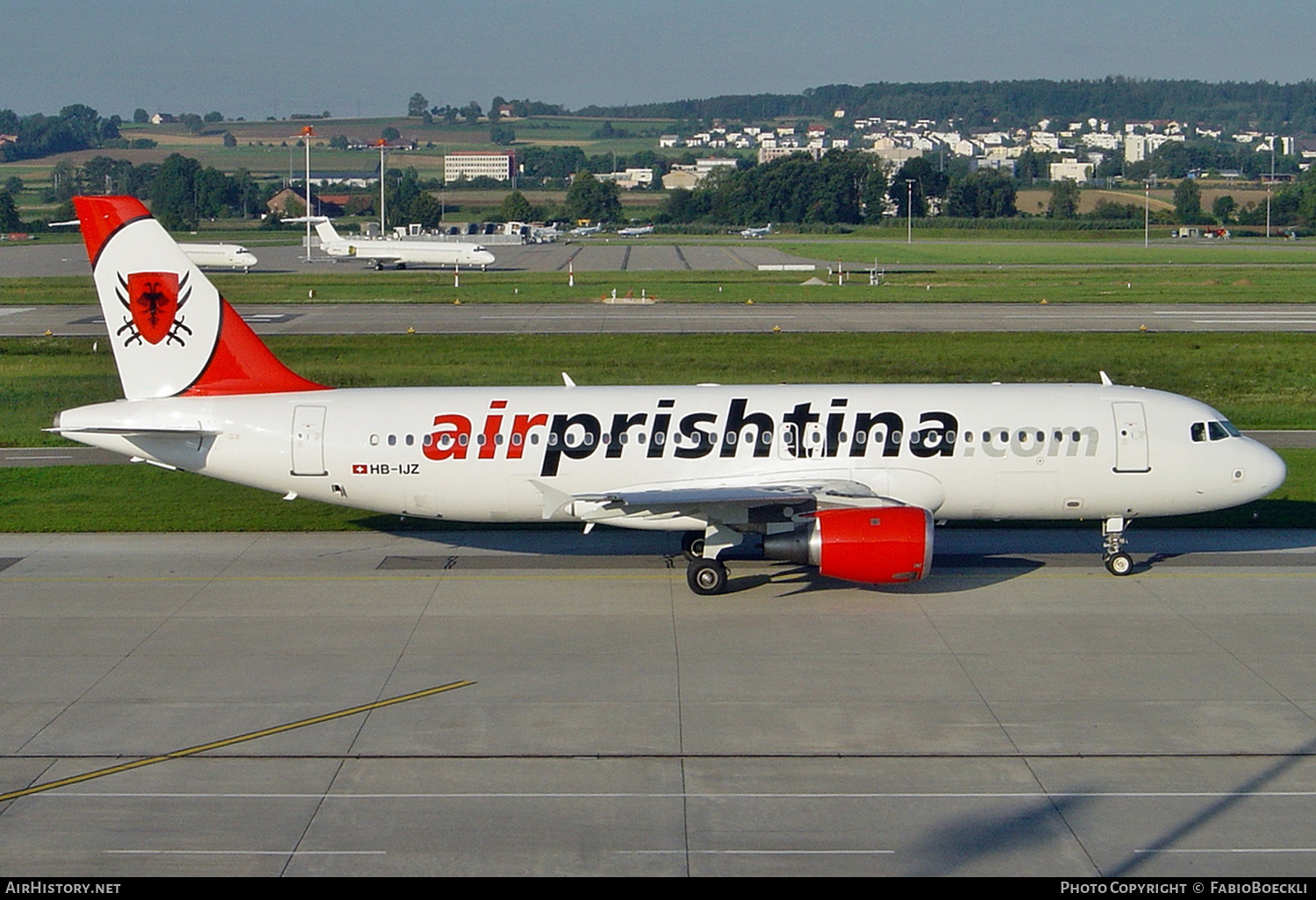Aircraft Photo of HB-IJZ | Airbus A320-211 | Air Prishtina | AirHistory.net #520636