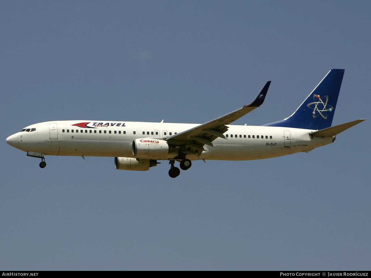 Aircraft Photo of EI-DJT | Boeing 737-86N | Travel Service | AirHistory.net #520657