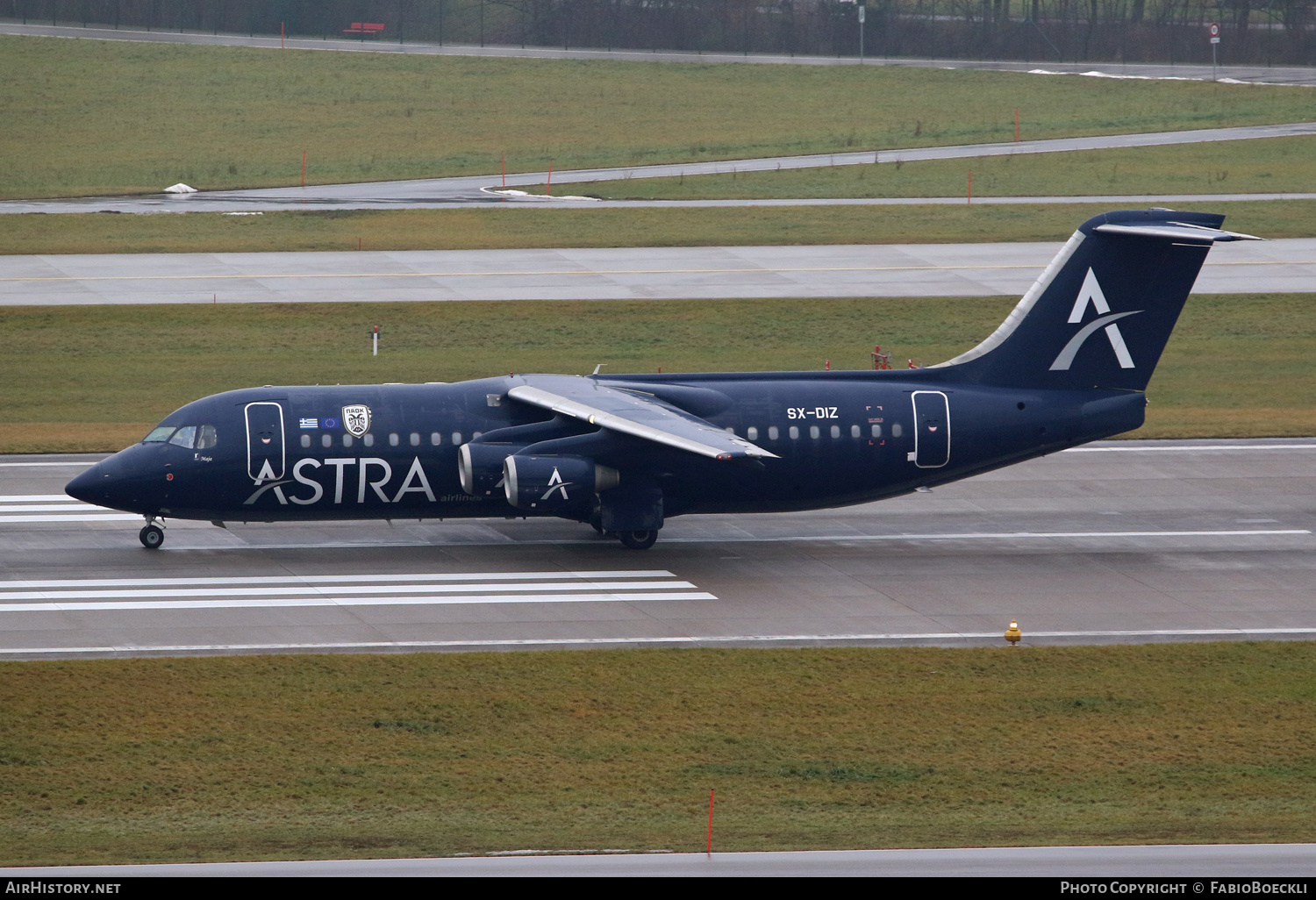 Aircraft Photo of SX-DIZ | British Aerospace BAe-146-300 | Astra Airlines | AirHistory.net #520668