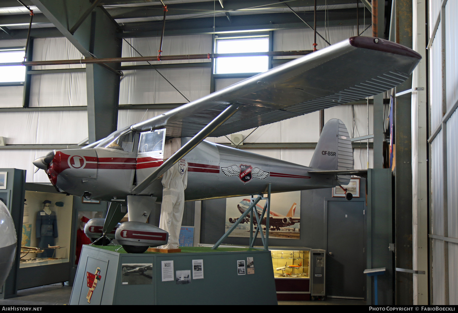 Aircraft Photo of CF-BSR | Luscombe 8C Silvaire | B.C. Air Lines | AirHistory.net #520684