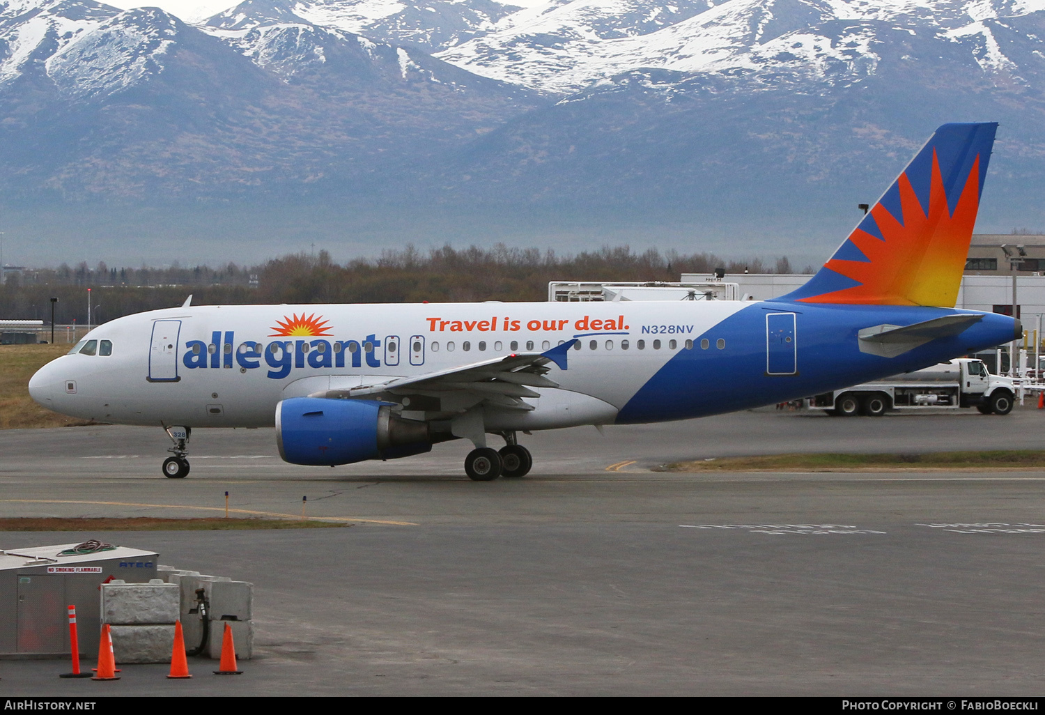 Aircraft Photo of N328NV | Airbus A319-111 | Allegiant Air | AirHistory.net #520685