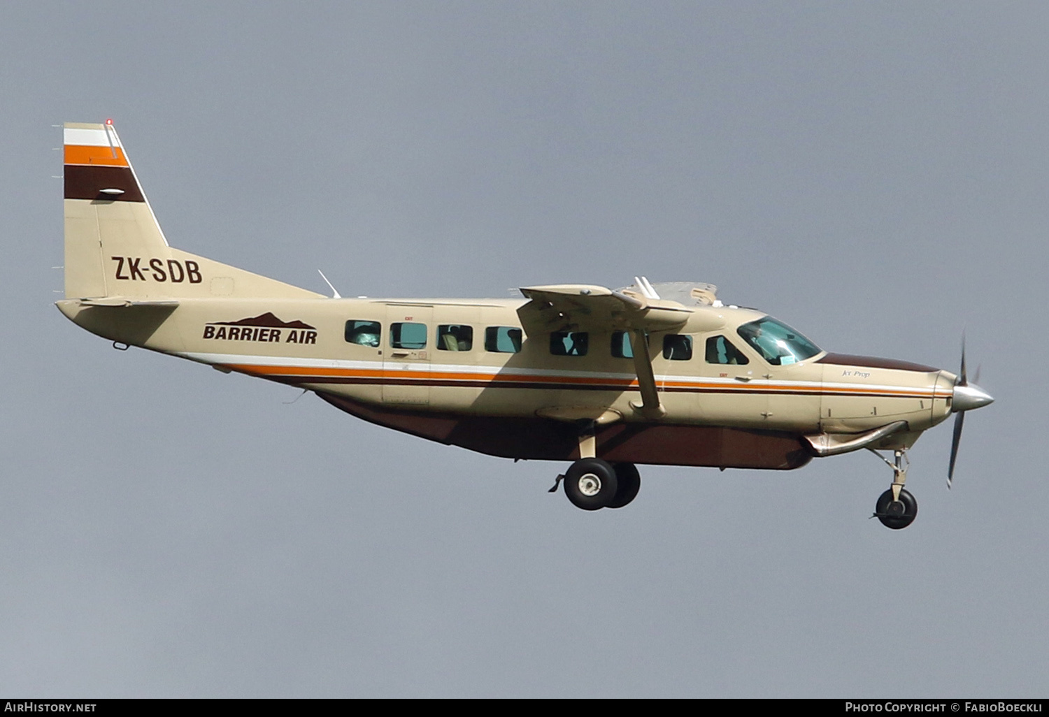 Aircraft Photo of ZK-SDB | Cessna 208B Grand Caravan | Barrier Air | AirHistory.net #520689