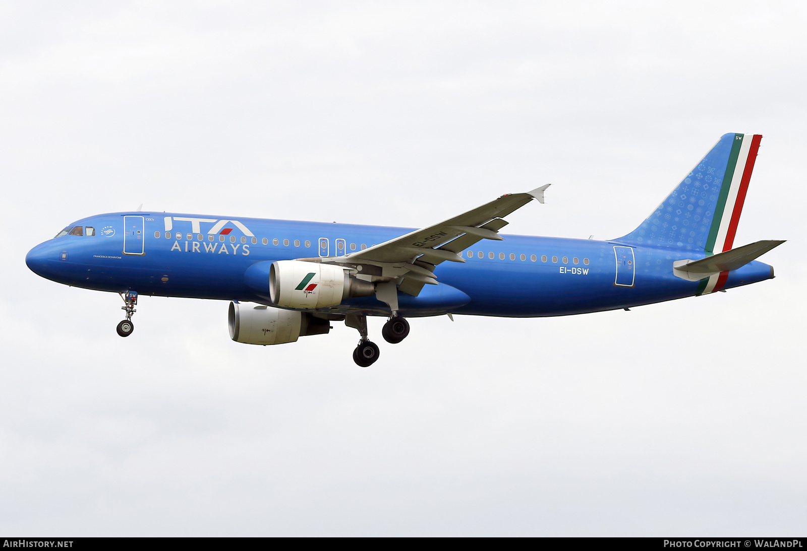 Aircraft Photo of EI-DSW | Airbus A320-216 | ITA Airways | AirHistory.net #520703