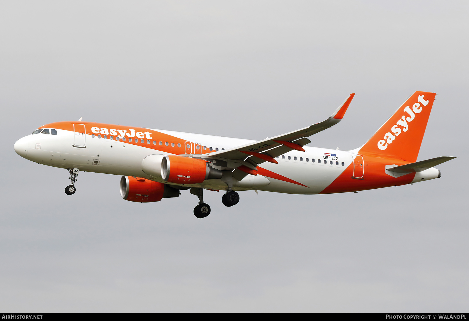 Aircraft Photo of OE-IJZ | Airbus A320-214 | EasyJet | AirHistory.net #520727