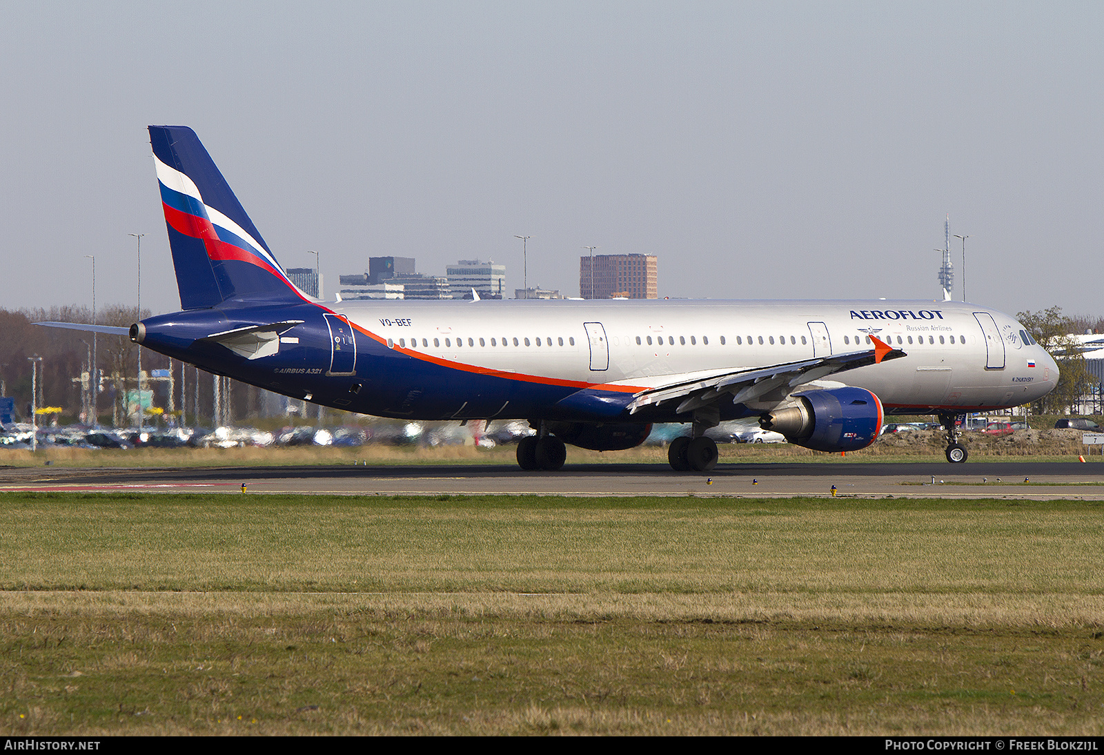 Aircraft Photo of VQ-BEF | Airbus A321-211 | Aeroflot - Russian Airlines | AirHistory.net #520741