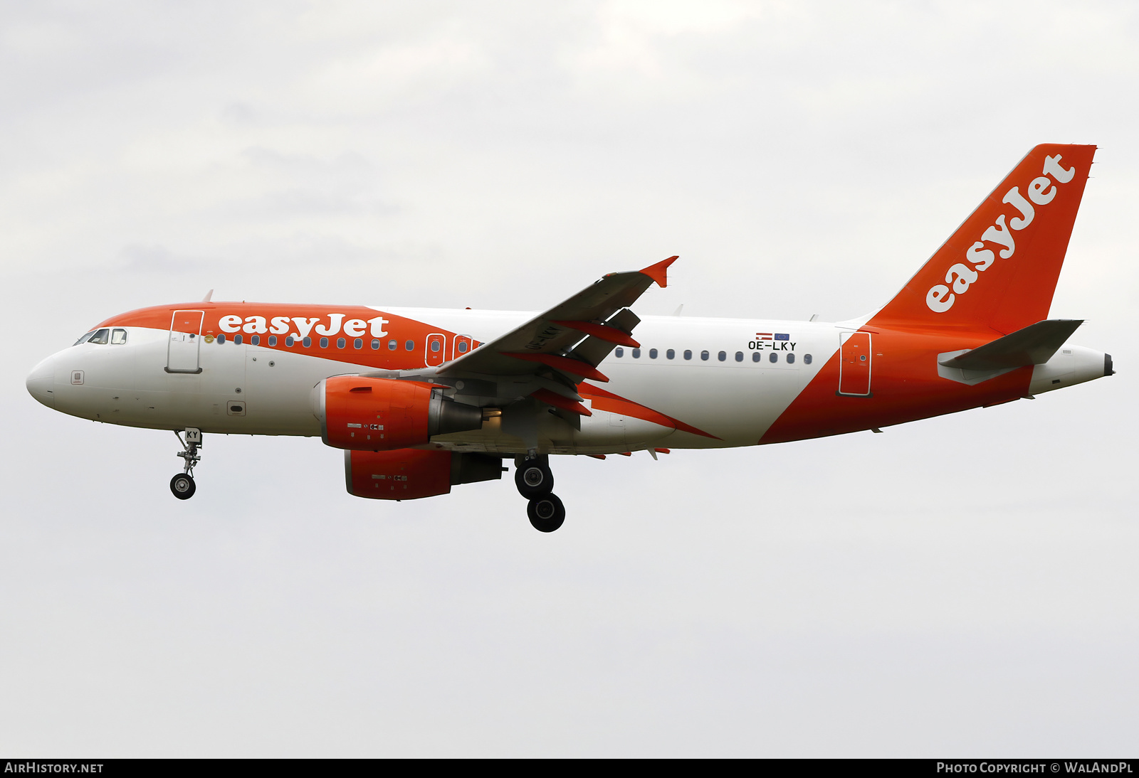 Aircraft Photo of OE-LKY | Airbus A319-111 | EasyJet | AirHistory.net #520756