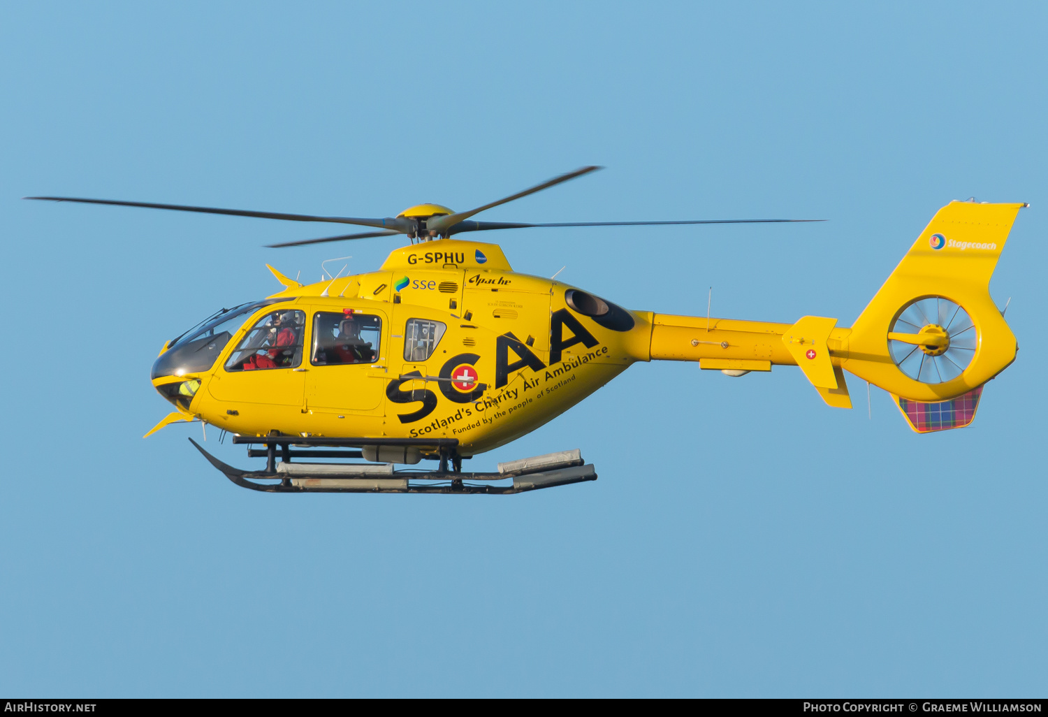 Aircraft Photo of G-SPHU | Eurocopter EC-135T-2 | Scotland's Charity Air Ambulance - SCAA | AirHistory.net #520774