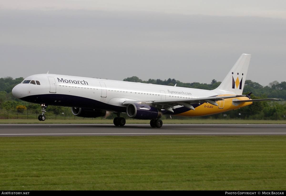 Aircraft Photo of G-OJEG | Airbus A321-231 | Monarch Airlines | AirHistory.net #520801