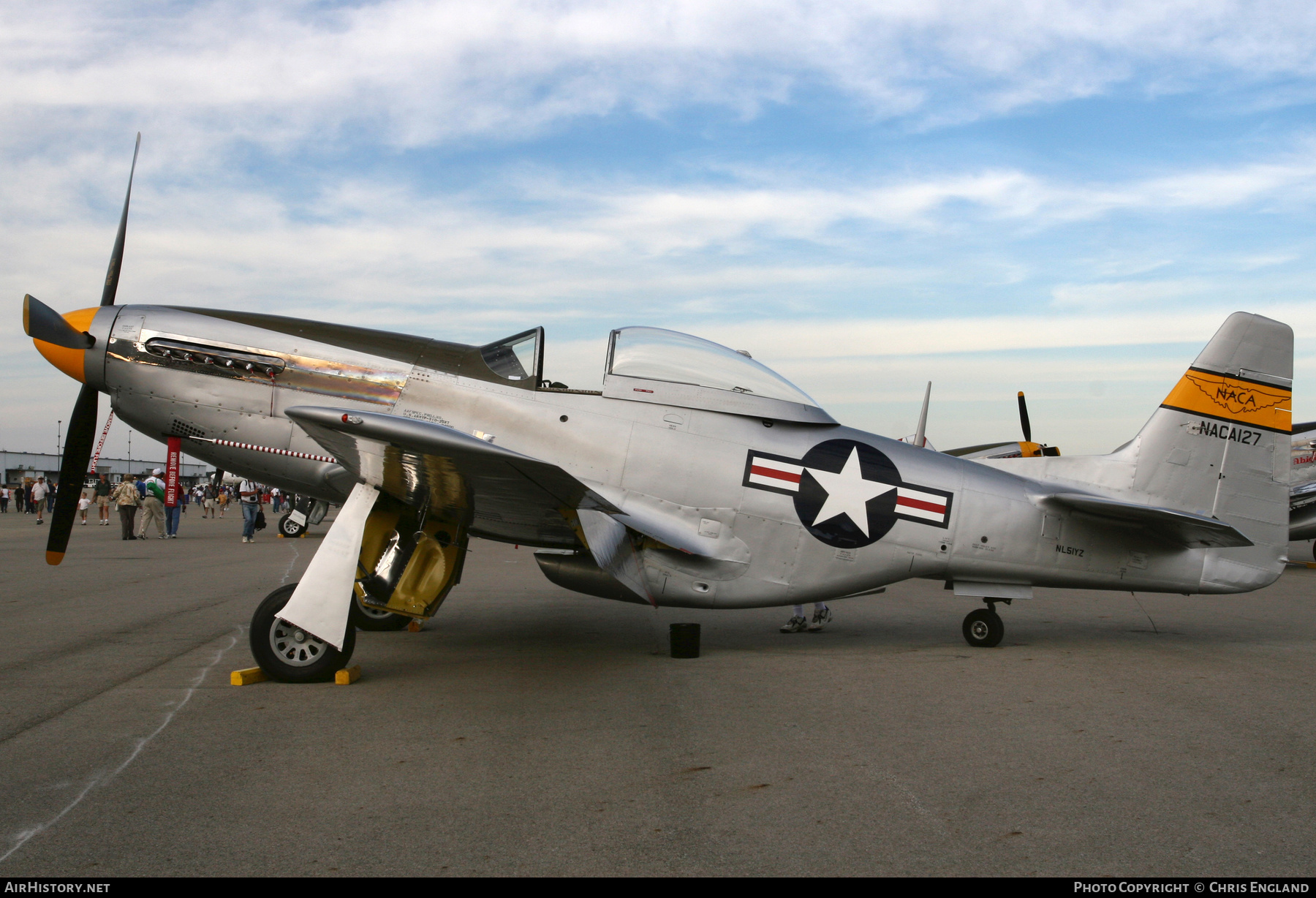 Aircraft Photo of N51YZ / NL51YZ / NACA 127 | North American P-51D Mustang | NACA - National Advisory Committee for Aeronautics | AirHistory.net #520812