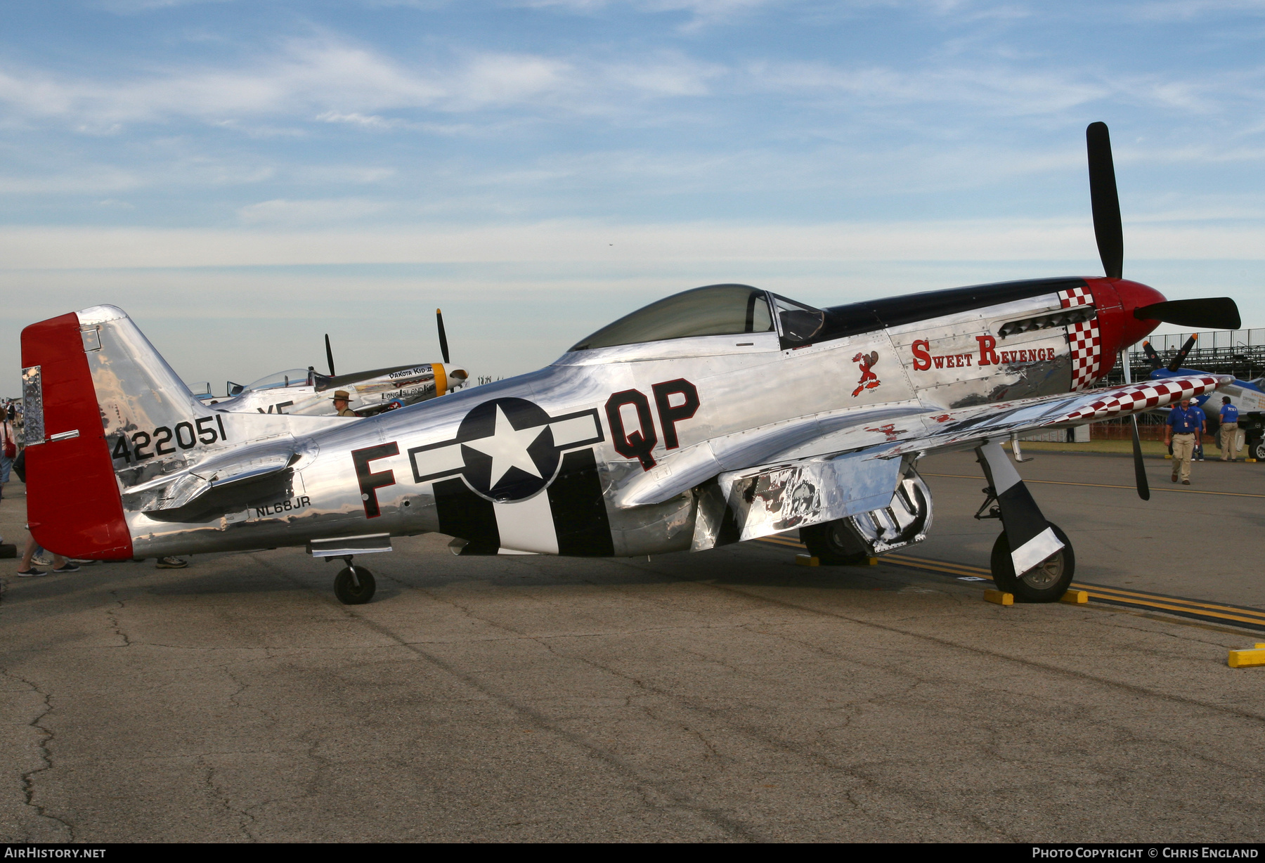 Aircraft Photo of N68JR / NL68JR / 422051 | North American P-51D Mustang | USA - Air Force | AirHistory.net #520821