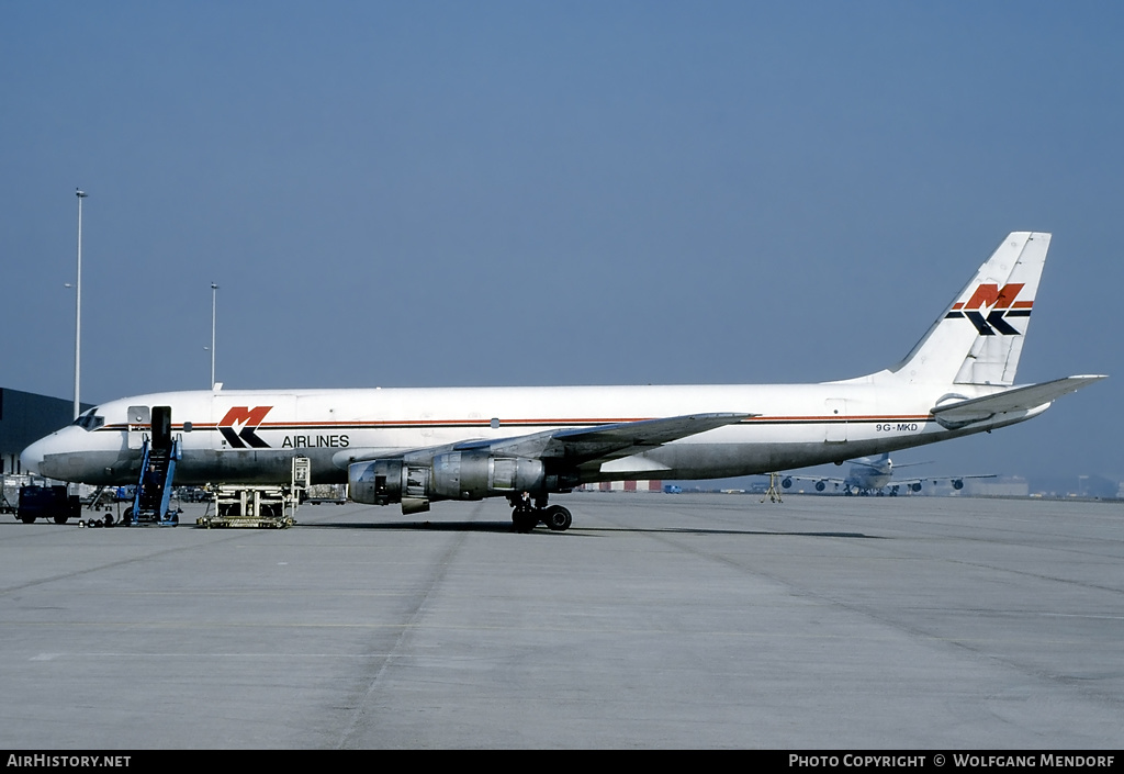 Aircraft Photo of 9G-MKD | McDonnell Douglas DC-8-55CF Jet Trader | MK Airlines | AirHistory.net #520853