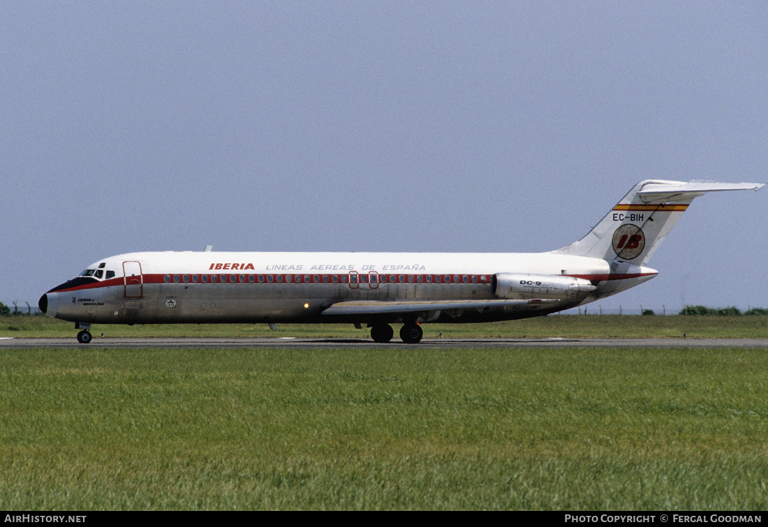 Aircraft Photo of EC-BIH | McDonnell Douglas DC-9-32 | Iberia | AirHistory.net #520885