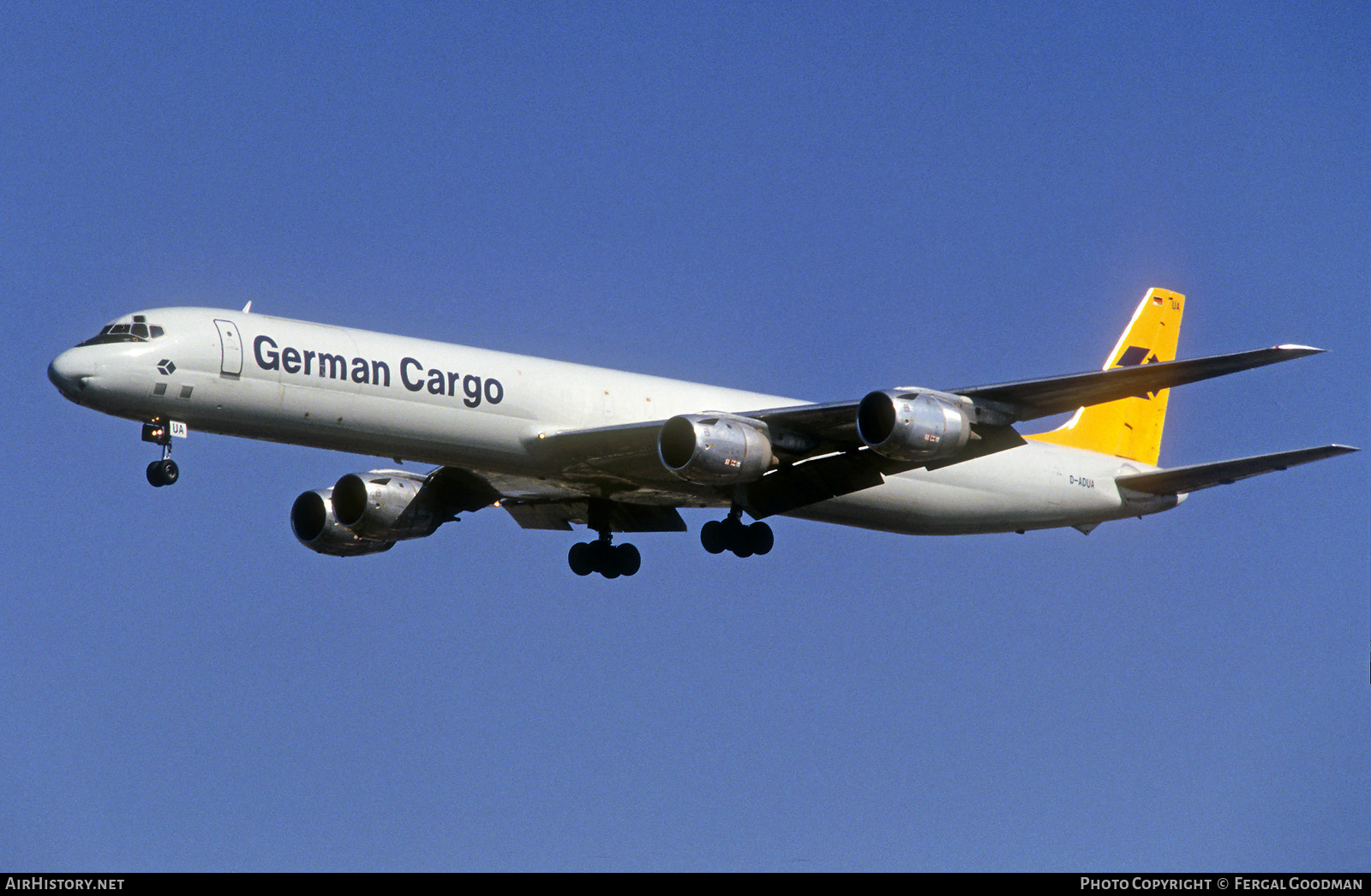 Aircraft Photo of D-ADUA | McDonnell Douglas DC-8-73AF | German Cargo | AirHistory.net #520894