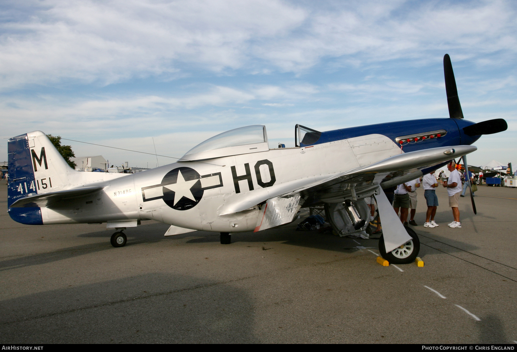 Aircraft Photo of N314BG / 414151 | North American P-51D Mustang | USA - Air Force | AirHistory.net #520896