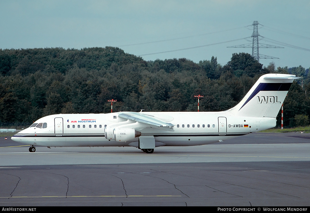 Aircraft Photo of D-AWBA | British Aerospace BAe-146-300 | WDL Aviation | AirHistory.net #520897