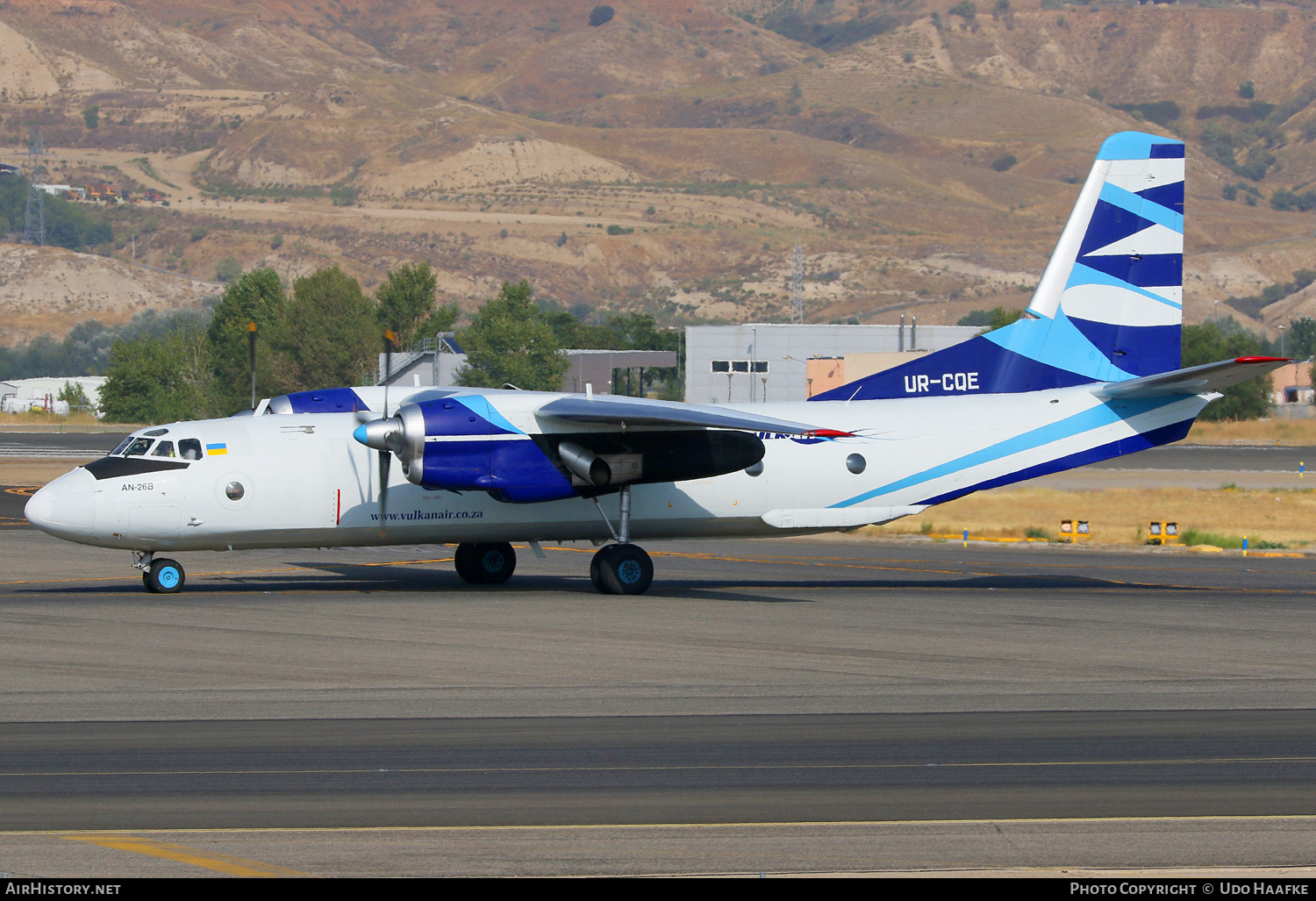 Aircraft Photo of UR-CQE | Antonov An-26B | Vulkan Air | AirHistory.net #520916