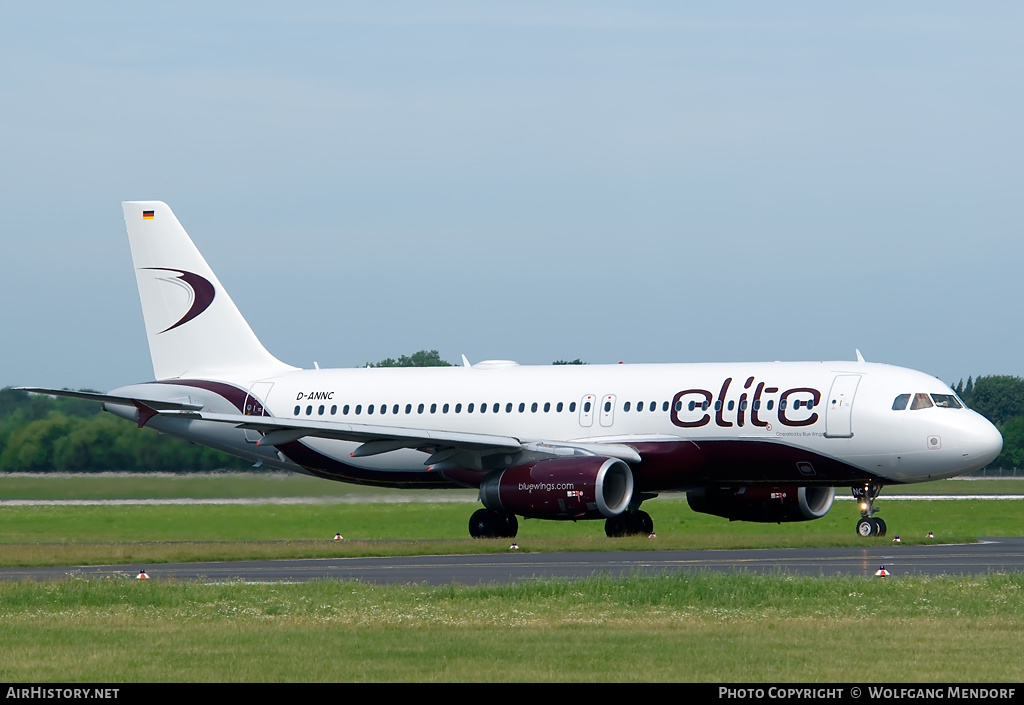 Aircraft Photo of D-ANNC | Airbus A320-232 | Elite Aviation | AirHistory.net #520921