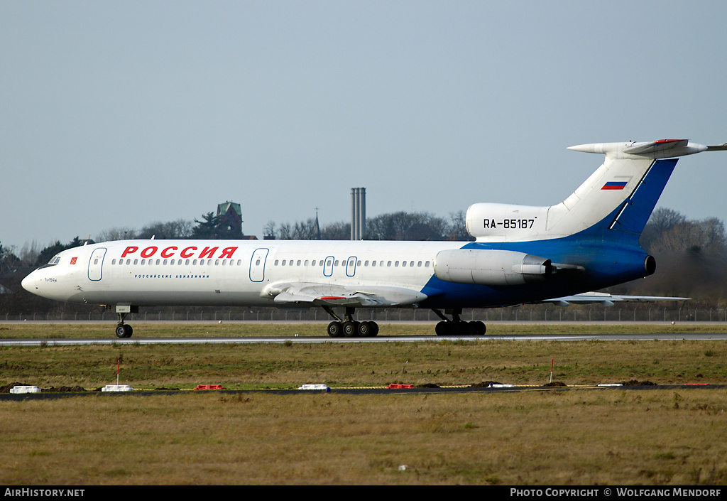 Aircraft Photo of RA-85187 | Tupolev Tu-154M | Rossiya - Russian Airlines | AirHistory.net #520929